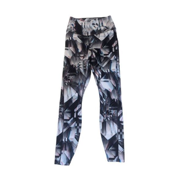 Nike‎ Dry Fit Leggings Women's Small GreyPower Legend High Rise Training New - Picture 1 of 10